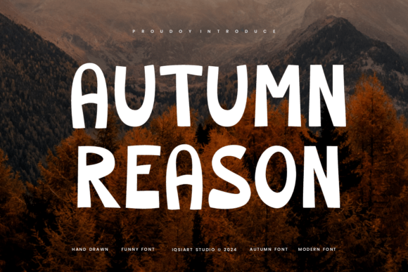 Autumn Reason Font for Editorial Design