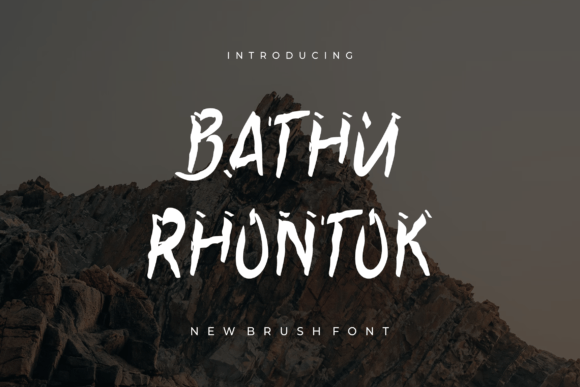 Bachu Rhontok: Bold Script for Editorial Design