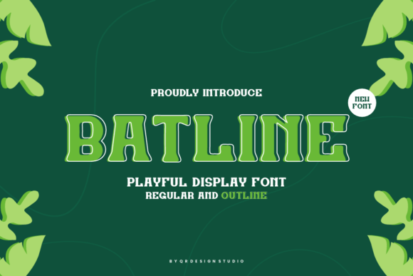 Batline Font: The Bold Slab Serif for Crafters