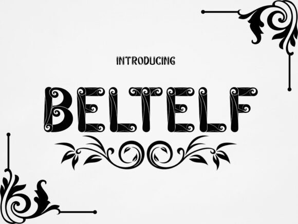Beltelf: A Bold Decorative Font