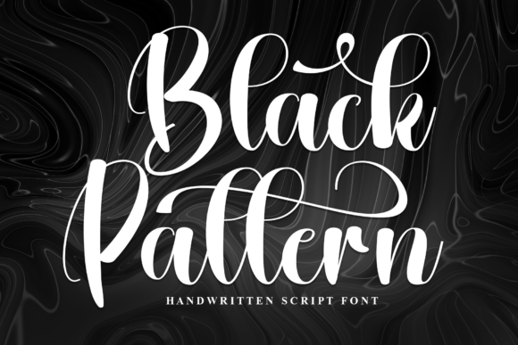 Black Pattern Font Review