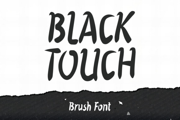 Black Touch Font for Editorial Design