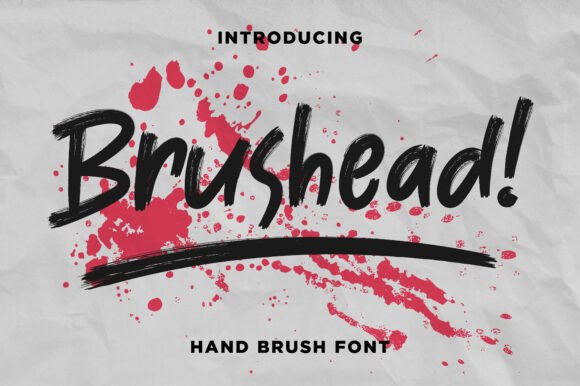 Brushead: A Bold Font for Business