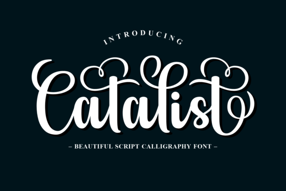 Catalist: A Bold Script Font for Elegant Branding