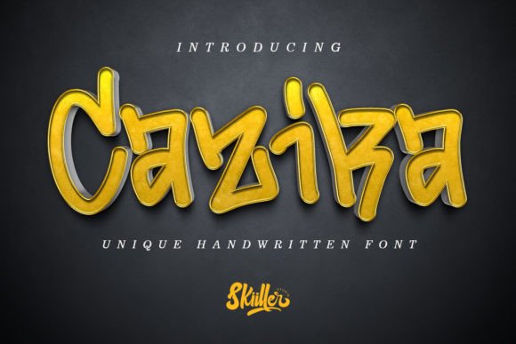 Cazika: A Cool Graffiti Font for Business