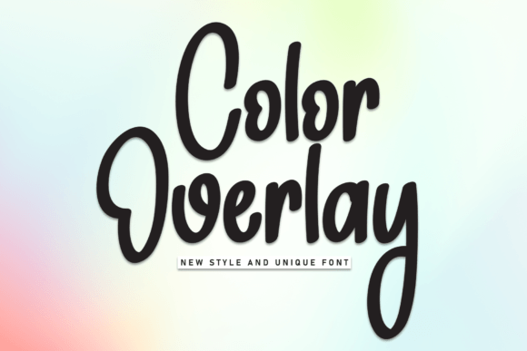 Color Overlay Font for Bold Branding