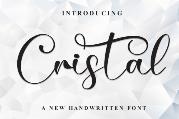 Cristal: A Handwritten Font for Creative Projects
