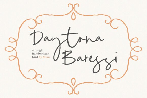 Daytona Baressi Font for Web Design