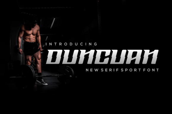 Duncuan: A Bold Serif Font for Creative Makers