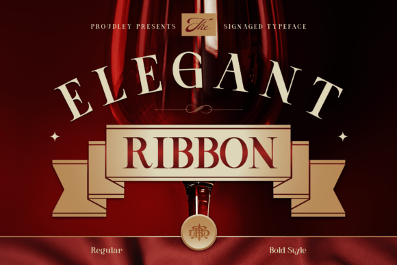 Elegant Ribbon Font for Impactful Campaigns