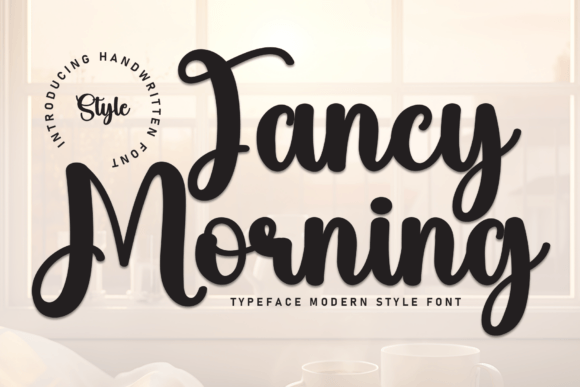 Fancy Morning Font for Web Design