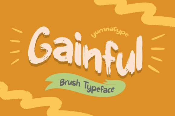 Gainful: A Dynamic Script Font for Bold Web Headlines