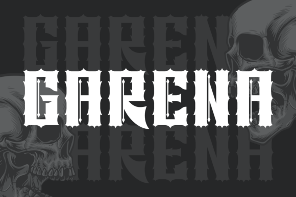 Garena: A Bold Blackletter Font