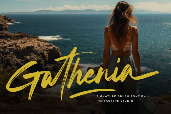 Gathenia: A Bold Script for Creative Projects