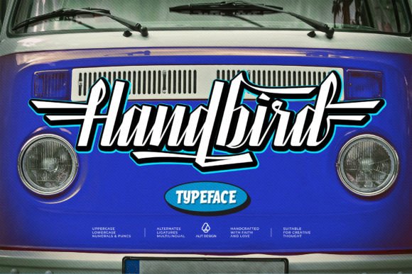 Handbird: A Bold Script Font