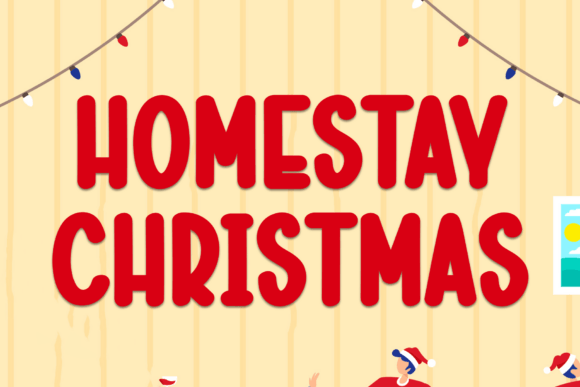 Homestay Christmas Font