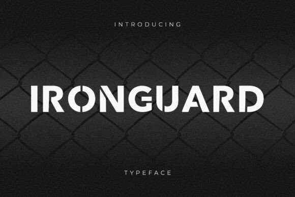 Iron Guard: A Bold, Modern Sans Serif
