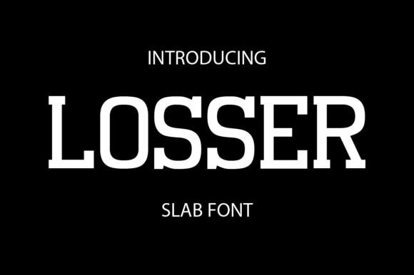 Losser: A Bold Font for Creative Makers