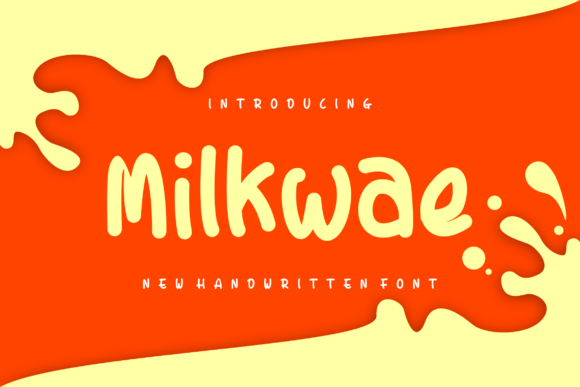 Milkwae: A Bold Handwritten Font