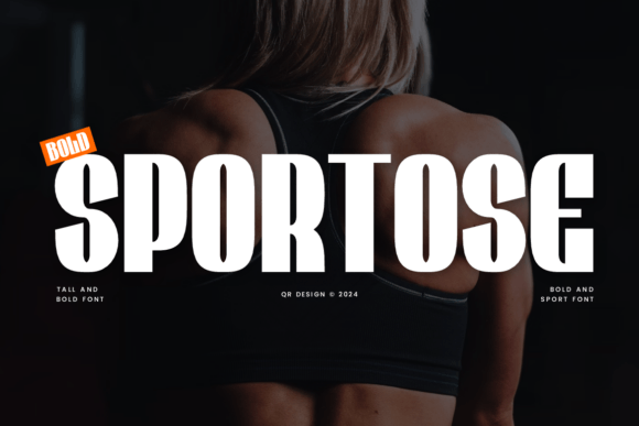 Sportose: A Bold Font for Web Design