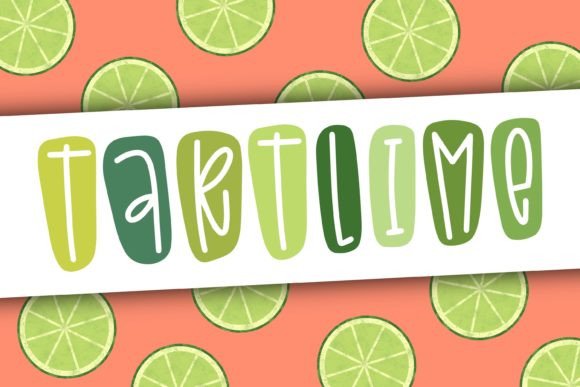 Tartlime: A Fresh Decorative Font for Web Design