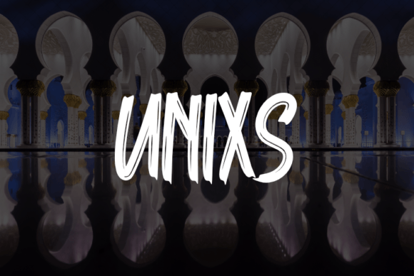 Unixs: A Bold Font for Creative Design