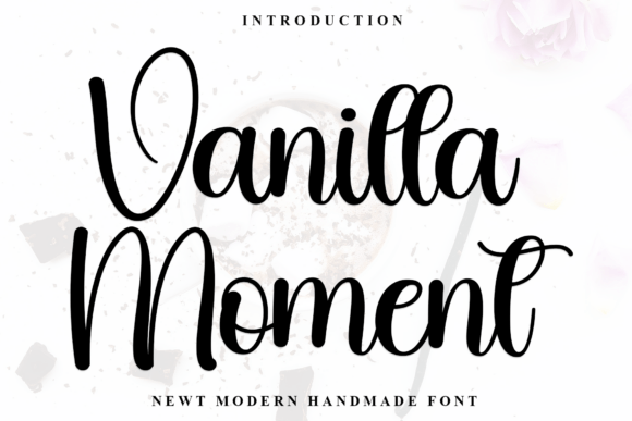 Vanilla Moment: A Handwritten Font for Creative Expression